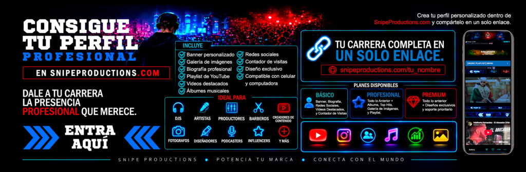 CREA TU PERFIL BANNER ESPAÑOL ZZZ